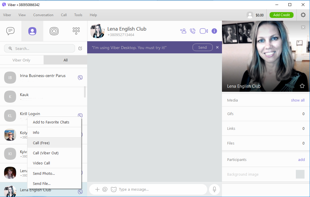 viber app for desktop