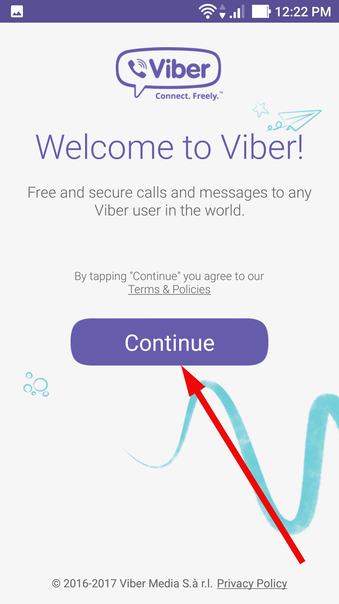 how to open viber