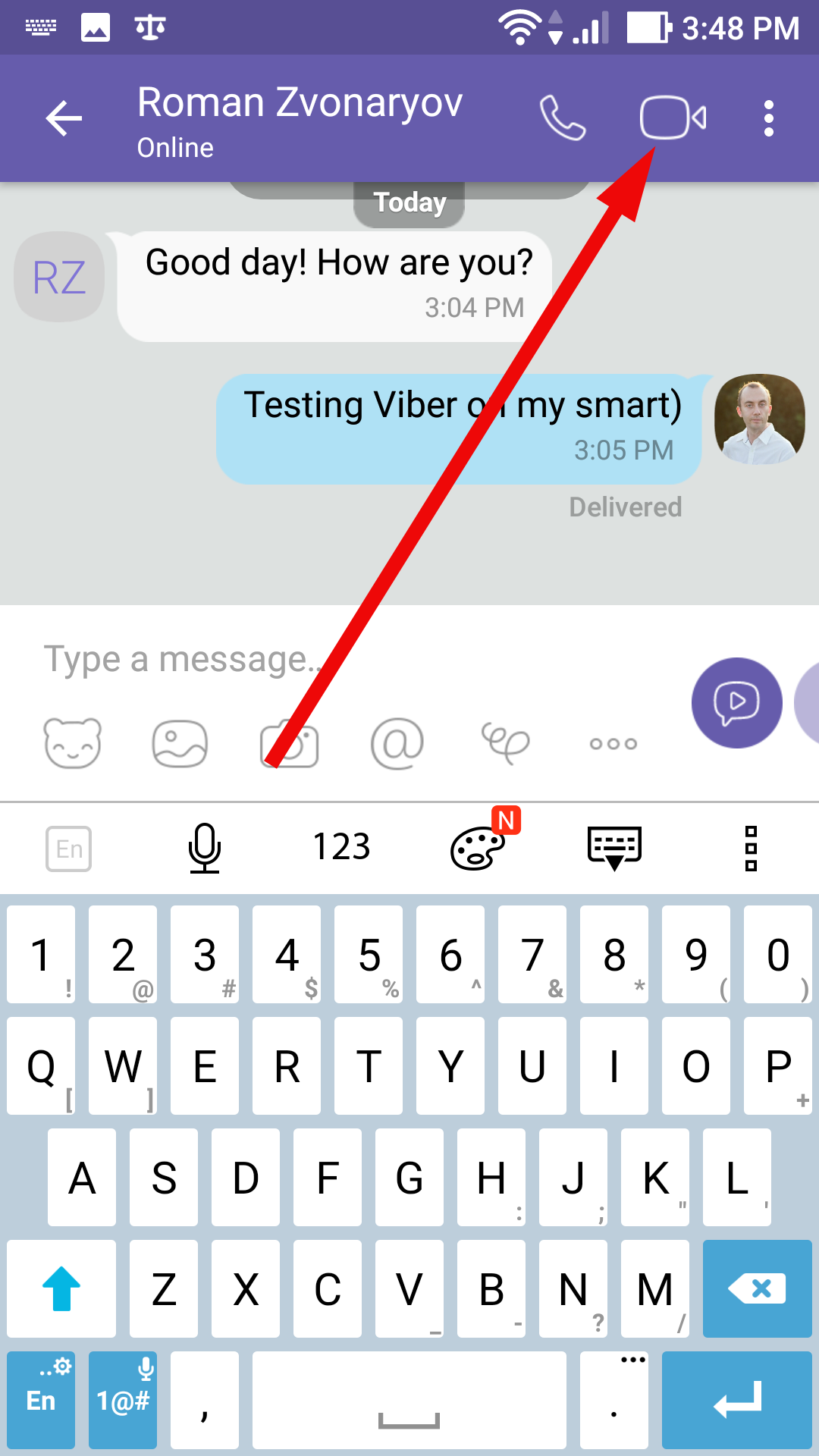 viber video call chat download