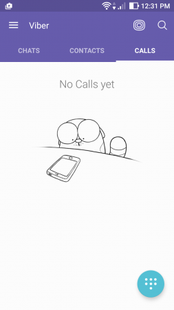 Deleting Viber call history