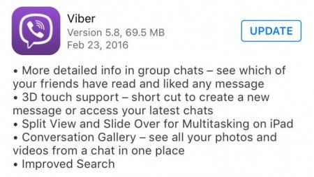 How to update Viber on iPhone